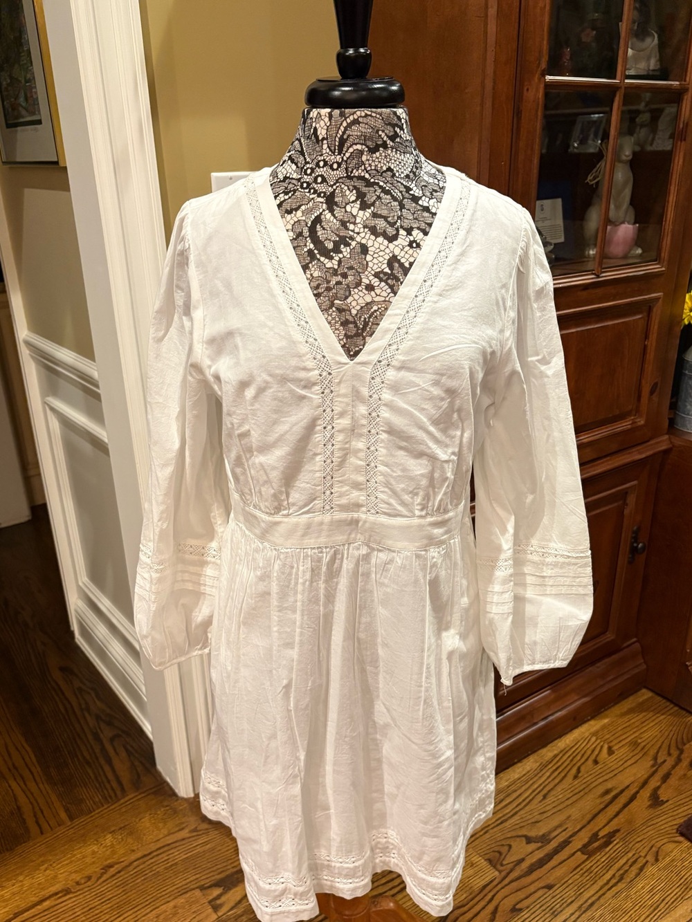 J Crew V-neck mini dress with trim - Size Medium - Summer 2021